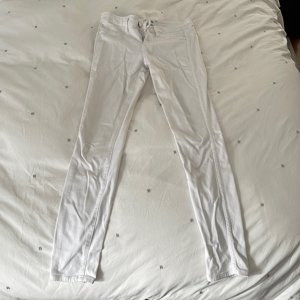 Size 26 Paige white jeans
